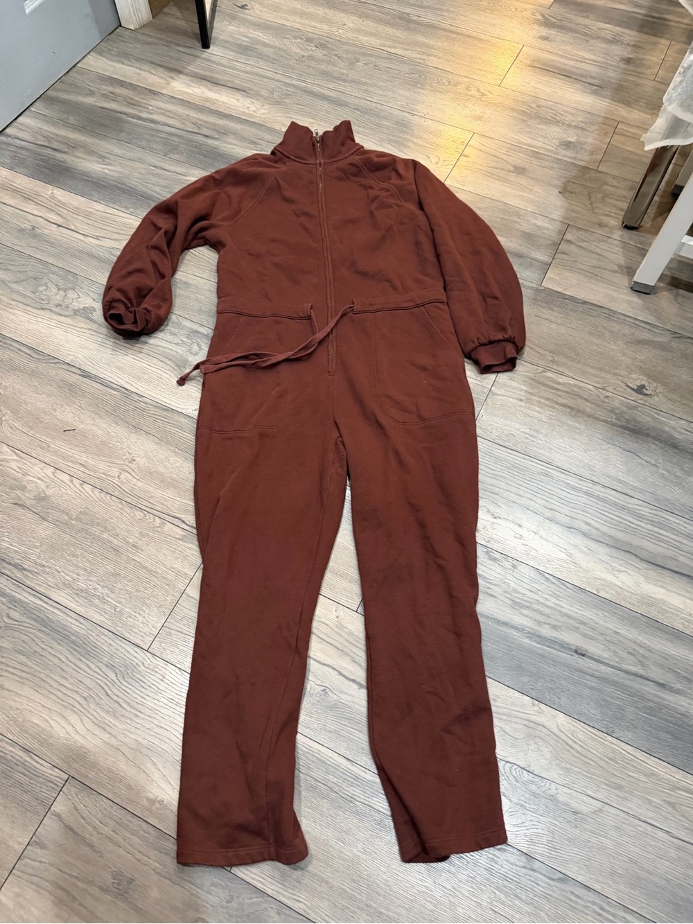 Universal Rust Brown Zip-Front Women's Jumpsuit